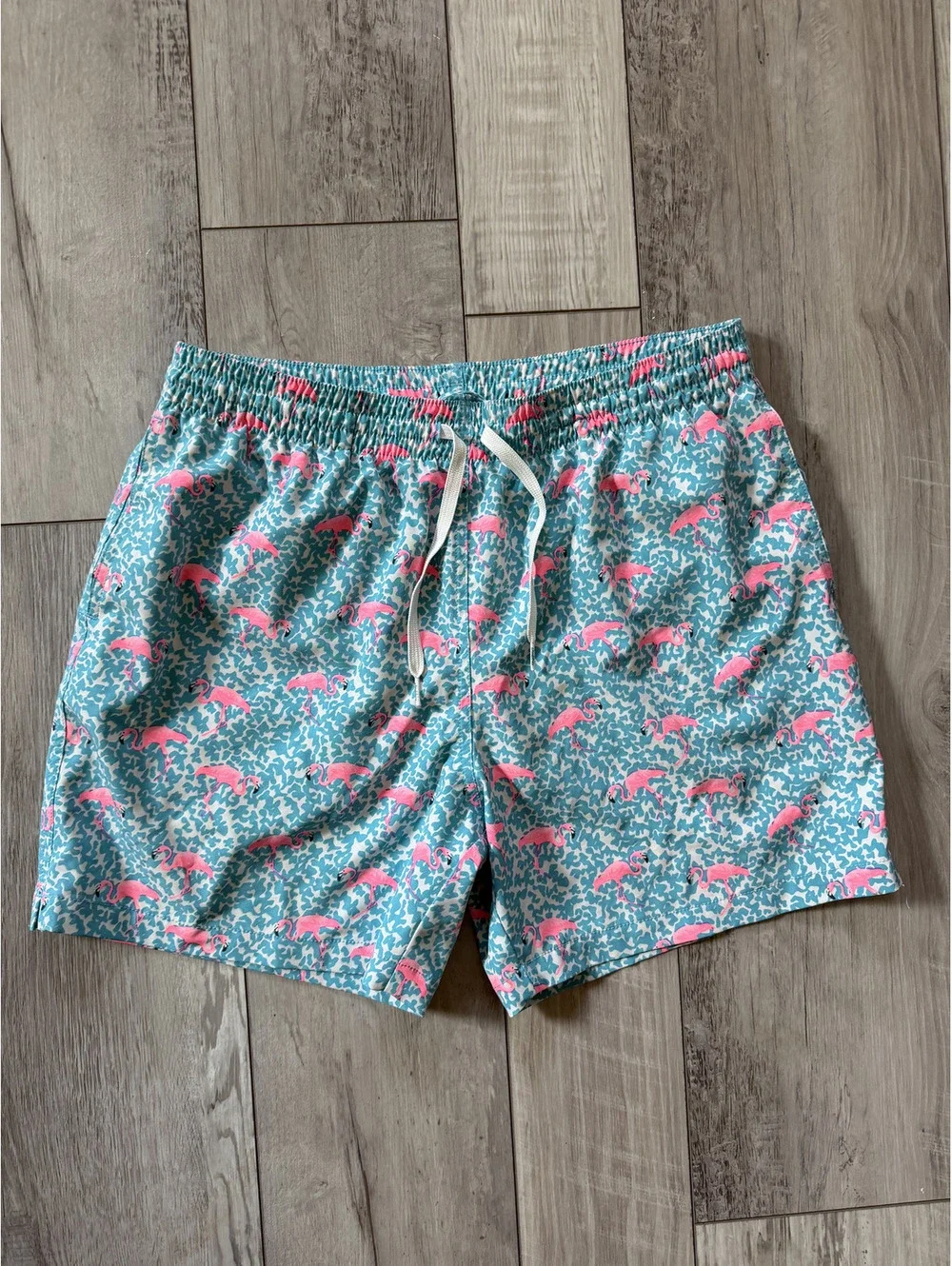 Chubbies Retro The Domingos are for Flamingos Swim Lined Trunks size large